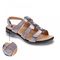 Revere Toledo Backstrap Sandal - Women's - Gunmetal - Strap Detail