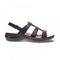 Revere Toledo Backstrap Leather Sandals - on Sale - Women's - Black - Side