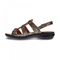 Revere Toledo Backstrap Leather Sandals - on Sale - Women's - Peacock Python - Side 2