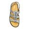 Revere Toledo - Women's Backstrap Sandal - Toledo Teal Snake Top