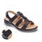 Revere Toledo Backstrap Leather Sandals - on Sale - Women's - Black - Strap Detail