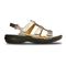 Revere Toledo - Women's Backstrap Sandal - Toledo Gunmetal Side