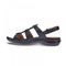 Revere Toledo Backstrap Leather Sandals - on Sale - Women's - Black - Side 2