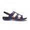 Revere Toledo - Women's Backstrap Sandal - Navy Snake/Blue