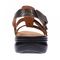 Revere Toledo Backstrap Leather Sandals - on Sale - Women's - Peacock Python - Rear