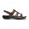 Revere Toledo Backstrap Sandal - Women's - Peacock Python - Side