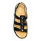 Revere Toledo - Women's Backstrap Sandal - Toledo Black Top