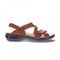 Revere Zanzibar Back Strap Sandal - Women's - Cognac - Side