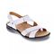 Revere Zanzibar Back Strap Sandal - Women's - Coconut - Angle