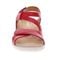 Revere Zanzibar Back Strap Sandal - Women's - Red - Front