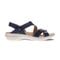 Revere Zanzibar Back Strap Sandal - Women's - Blue - Side