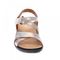 Revere Zanzibar Back Strap Sandal - Women's - Metallic Interest - Front