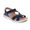 Revere Zanzibar Back Strap Sandal - Women's - Blue - Angle