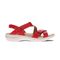 Revere Zanzibar Back Strap Sandal - Women's - Red - Side