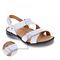 Revere Zanzibar Back Strap Sandal - Women's - Coconut - Strap Detail