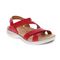 Revere Zanzibar Back Strap Sandal - Women's - Red - Angle