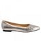 Trotters Signature Estee Woven Women's Casual Flats - Silver - outside