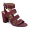 Vionic Perk Blaire - Women's Strappy Heel - SUEDE Wine Suede PRI lpr