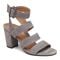 Vionic Perk Blaire - Women's Strappy Heel - Charcoal Suede 1 profile view