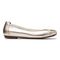 Vionic Spark Caroll - Women's Ballet Flat - Champagne Metallic - 4 right view