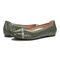 Vionic Spark Caroll - Women's Ballet Flat - Army Green - pair left angle