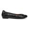 Vionic Spark Caroll - Women's Ballet Flat - Black-Croc - Right side