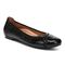 Vionic Spark Caroll - Women's Ballet Flat - Black-Croc - Angle main