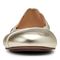 Vionic Spark Caroll - Women's Ballet Flat - Champagne Metallic - 6 front view