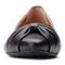 Vionic Gem Gramercy - Women's Ballet Flat - Black - 6 front view