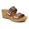 Vionic Pepper Women's Wedge Slip-on Sandal - Bronze Metallic - 1 main view