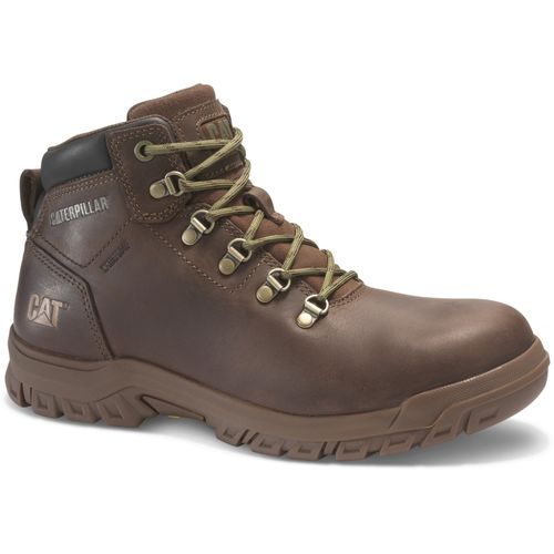 Caterpillar Mae Steel Toe Waterproof Work Boot Women's CAT Footwear - Cocoa - Angle Main