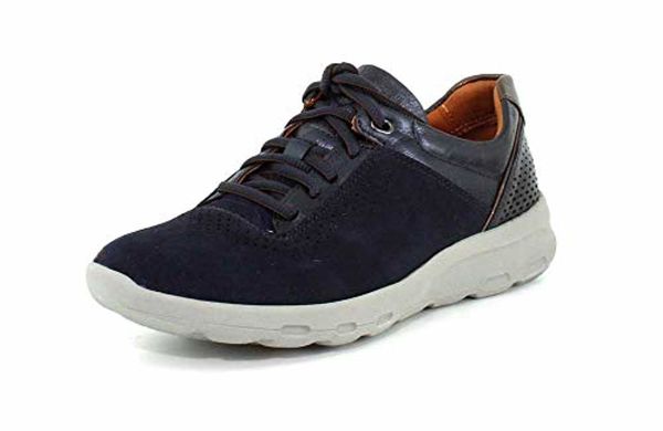 Rockport Let's Walk Women's Ubal Comfort Shoe - Blue Nubuck