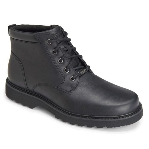 Rockport Northfield Plain Toe Men's Waterproof Boot - Black - Angle