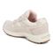 Vionic Walker Women's Plantar Fasciitis Shoe - Suede - Cream/peach - Back angle