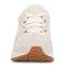 Vionic Walker Women's Plantar Fasciitis Shoe - Suede - Cream/peach - Front