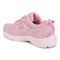 Vionic Walker Women's Plantar Fasciitis Shoe - Suede - Cameo Pink Suede - Back angle