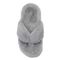 Vionic Indulge Gracie Plush Women's Slipper - Light Grey - 3 top view