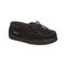 Bearpaw Kids' Moc Suede Slipper - Youth - Boys / Girls - 1295Y  011 - Black - Profile View