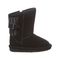 Bearpaw Boshie Toddler Suede Boot - 1669T  - Black - 0112