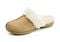 Powerstep Luxe Women's Orthotic Slippers - Memory Foam Slip-Ons with Arch Support - Taupe