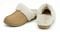 Powerstep Luxe Women's Orthotic Slippers - Memory Foam Slip-Ons with Arch Support - Taupe