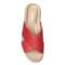 Vionic Hayden Women's Platform Slip-on Sandal - Cherry - 3 top view