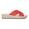 Vionic Hayden Women's Platform Slip-on Sandal - Cherry - 4 right view