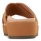 Vionic Hayden Women's Platform Slip-on Sandal - Toffee Suede - 5 back view