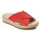 Vionic Hayden Women's Platform Slip-on Sandal - Cherry - 1 main view