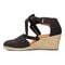 Vionic Kaitlyn Women's Wedge Orthotic Sandal - Black - 2 left view