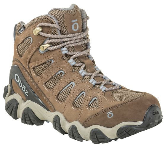 Oboz Women's Sawtooth II Mid Waterproof Boot - DRY Brindle / Tradewinds Blue 34