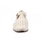 Trotters Leatha Open Weave - Bone - front