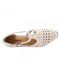 Trotters Leatha Open Weave - Bone - top