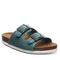 Bearpaw Brooklyn - Kid's Slide Sandal Bearpaw- 412 - Teal - Profile View